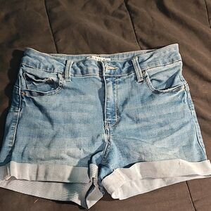 GAP Light Blue Jean Shorts for Women